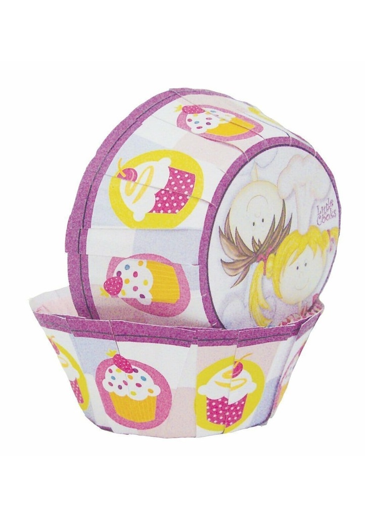 Little Cooks Foil Lined Cupcake Cases 5cm - 24pk