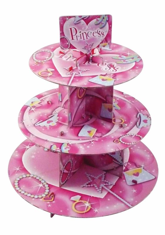 Cup Cake Stand Princess - 3 Tier