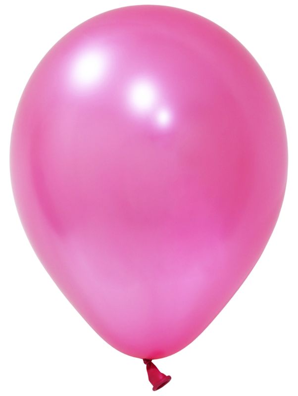 [BBM12100-09] Balonevi Metallic Fuchsia Latex Balloon 12 Inch - 100pcs