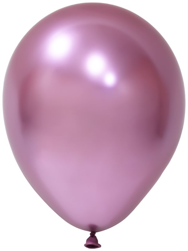 Balonevi Chrome Pink Latex Balloon 12 Inch - 50pcs