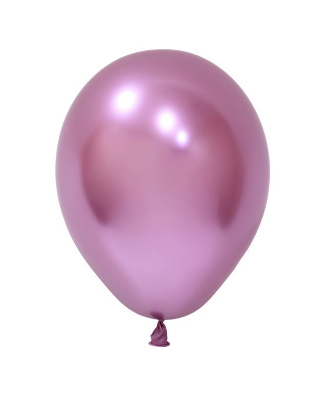 [BBK05100-08] Balonevi Chrome Pink Latex Balloon 5 Inch - 100pcs