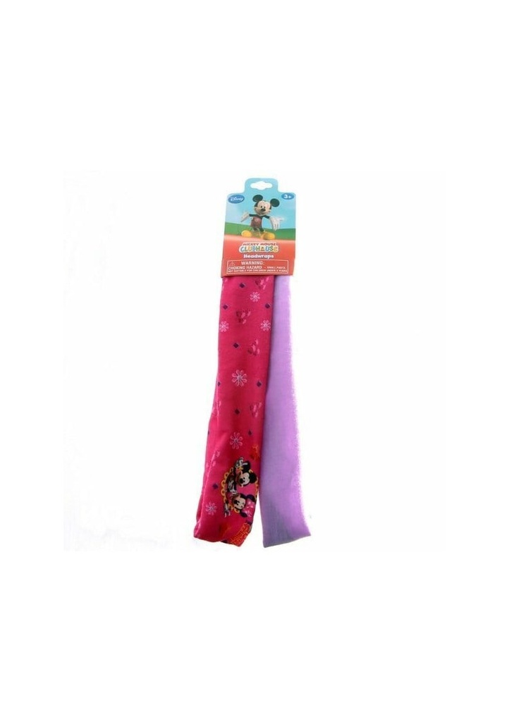 Mickey Mouse Clubhouse Pink and Purple Headwraps - 2pk