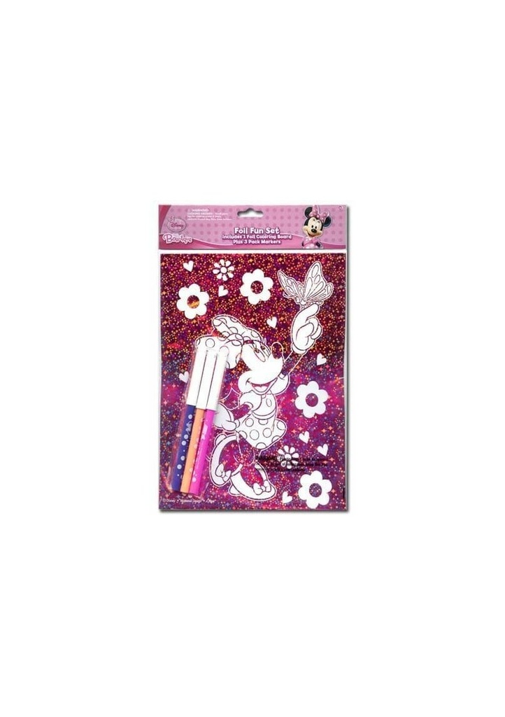 Minnie Mouse Bow-Tique Foil Fun Set - 4pk