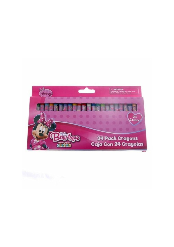 Minnie Mouse Bow-Tique Mini Crayons - 24pk