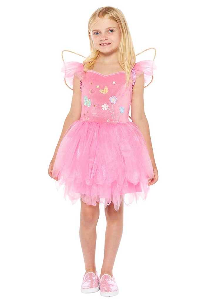 Pink Fairy Girl Costume - Age 6 to 8 Years