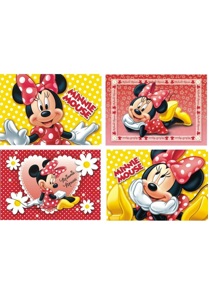 Minnie Mouse Jigsaw Puzzles - 4pk