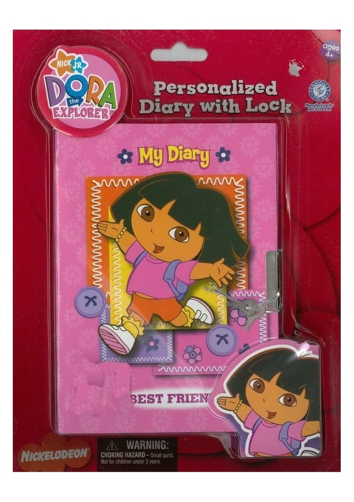 Dora the Explorer Diary with Lock - 13cm x 18cm