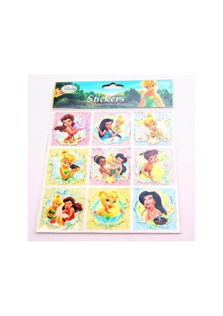 Tinkerbell & Fairies 3D Stickers - 9 Stickers