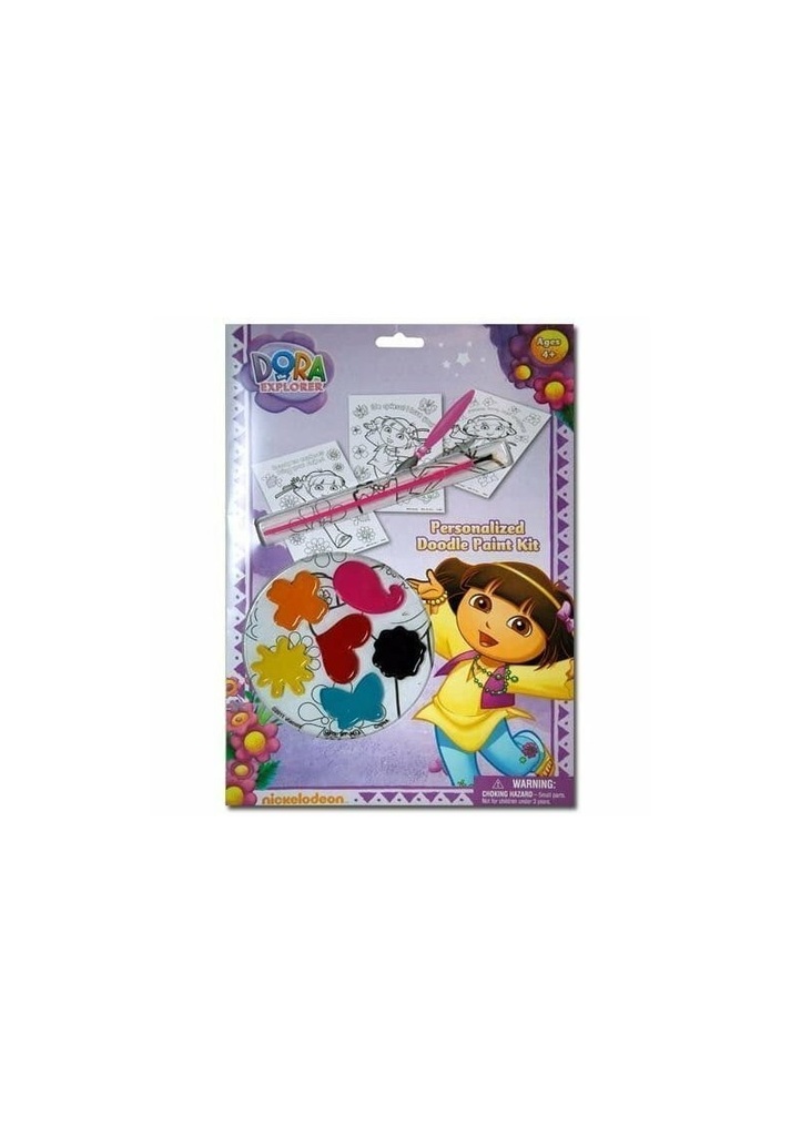 Dora the Explorer Doodle Paint Kit - 3 Sheets