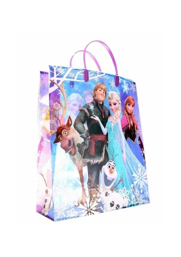 Frozen Plastic Gift Bag (Elsa Anna Kristoff Sven) - 32cm x 39cm