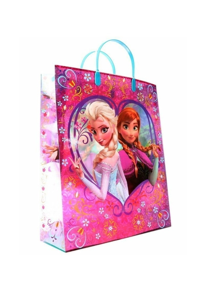 Frozen Plastic Gift Bag (Elsa & Anna) - 32cm x 39cm