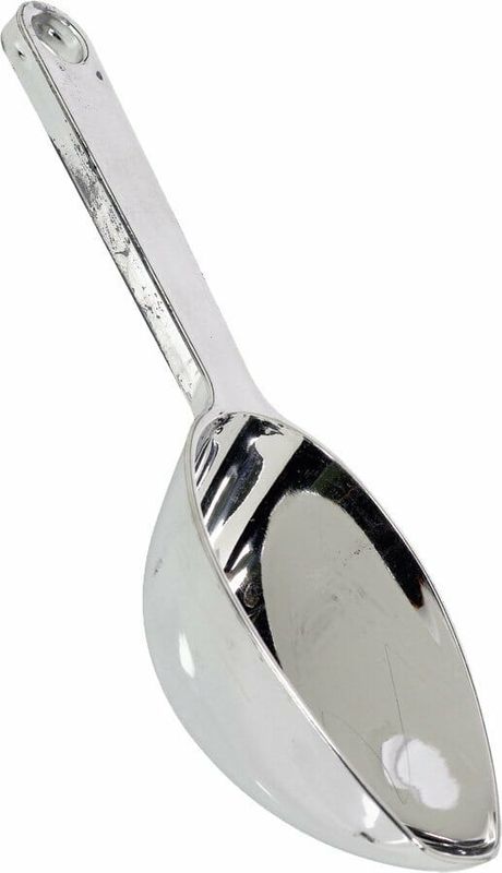 [437844-18] Candy Buffet Plastic Scoop 16.5cm - Silver