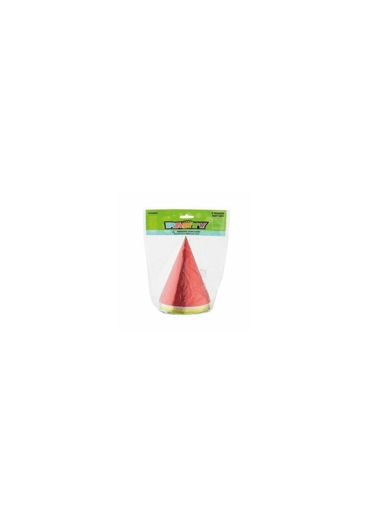 [9302] Party Hats Prismatic - 8pk