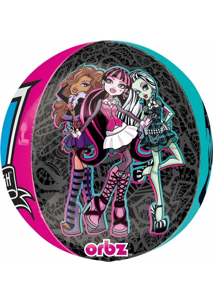 Monster High Orbz Foil Balloon - 38cm x 40cm