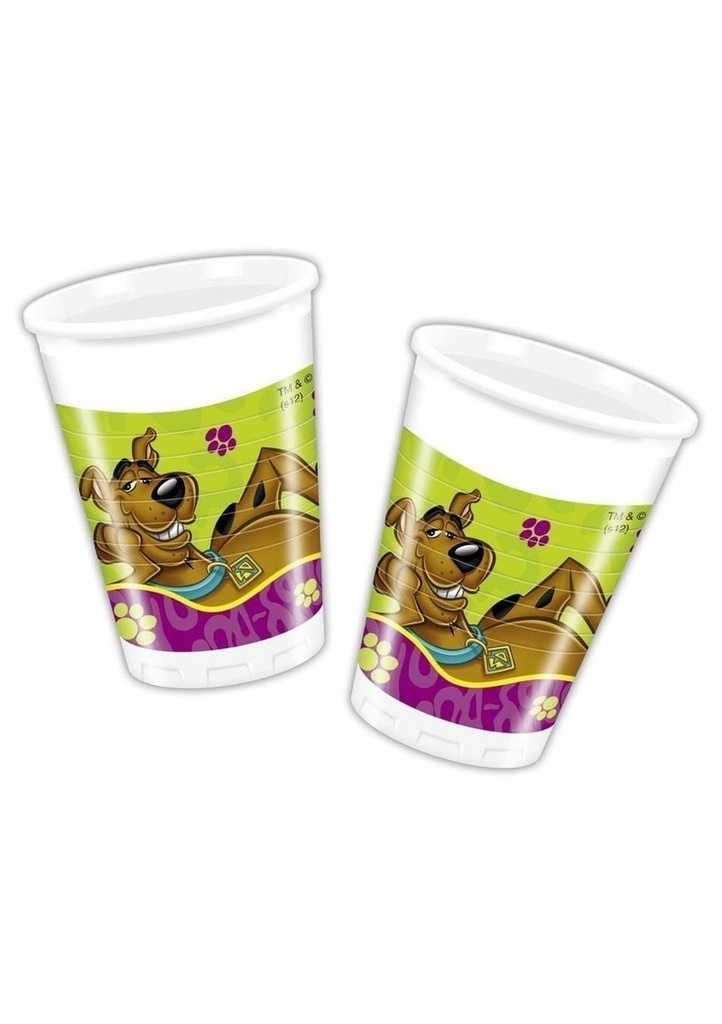 [3060708A] Scooby-Doo Plastic Cups - 8pk