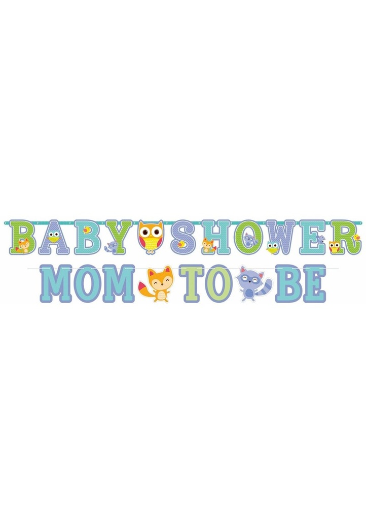 Woodland Baby Paper Jumbo Letter Banner - 2.43m