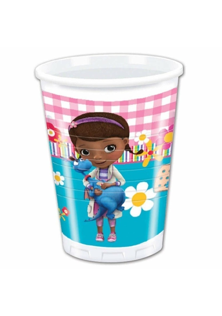[82034] Doc McStuffins Plastic Cups - 8pk