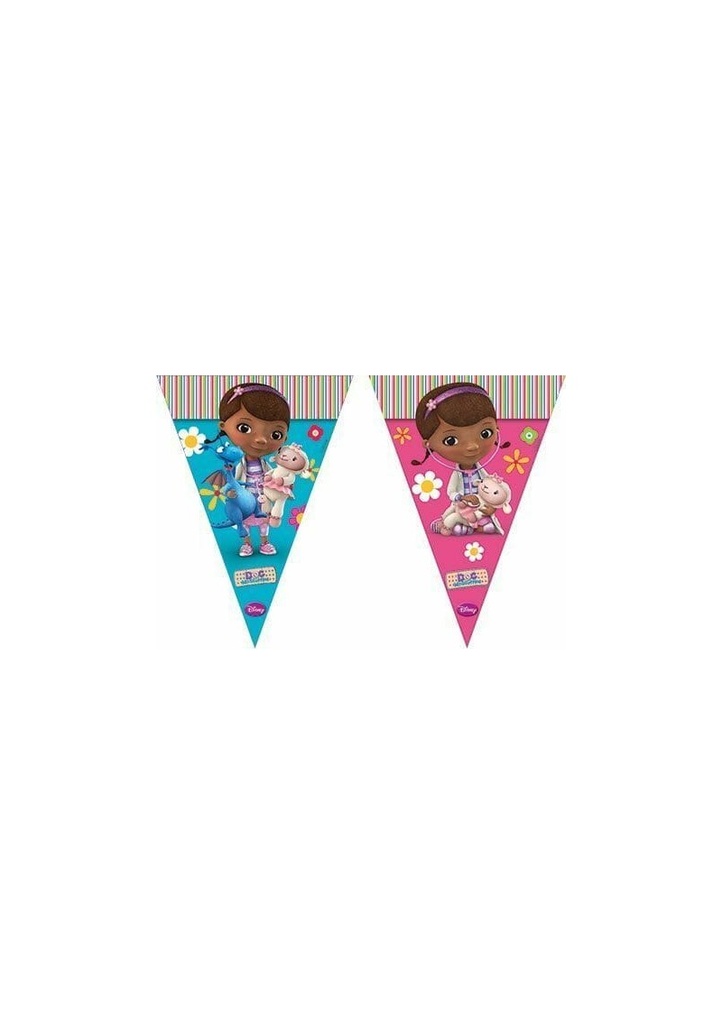 Doc McStuffins Plastic Flag Banner - 2.3m