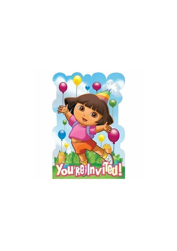 Dora the Explorer Invitations - 8pk