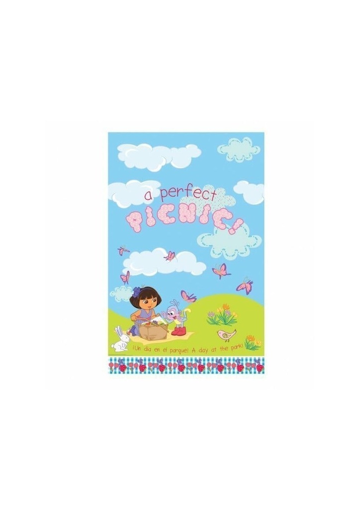Dora the Explorer Plastic Tablecover - 137cm x 259cm
