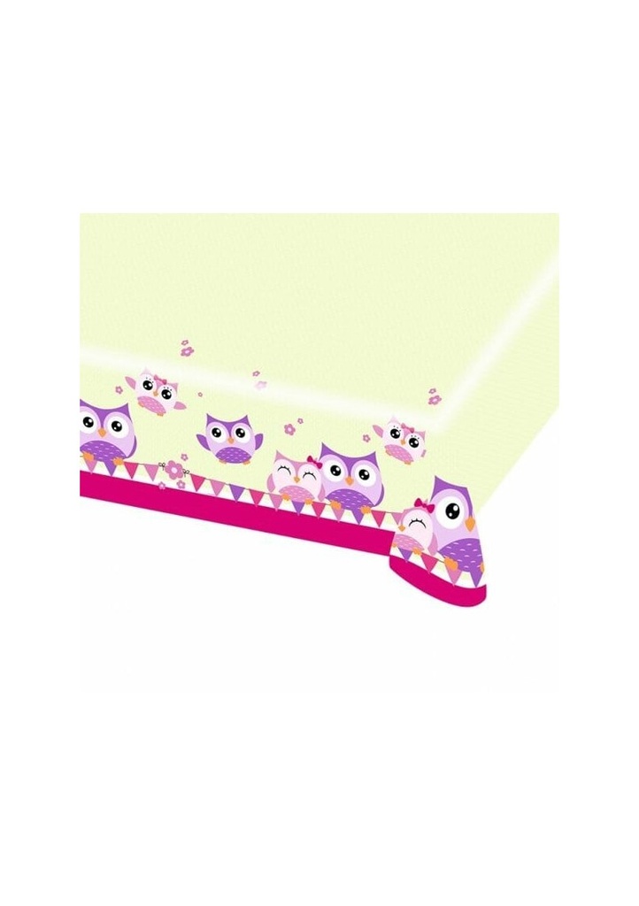 Owl Plastic Tablecover - 1.80m x 1.20m