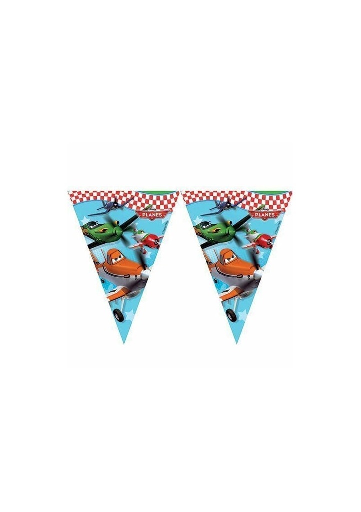 Planes Plastic Flag Banner - 30cm x 230cm