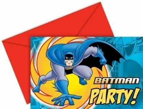 Batman Invitations - 6pk