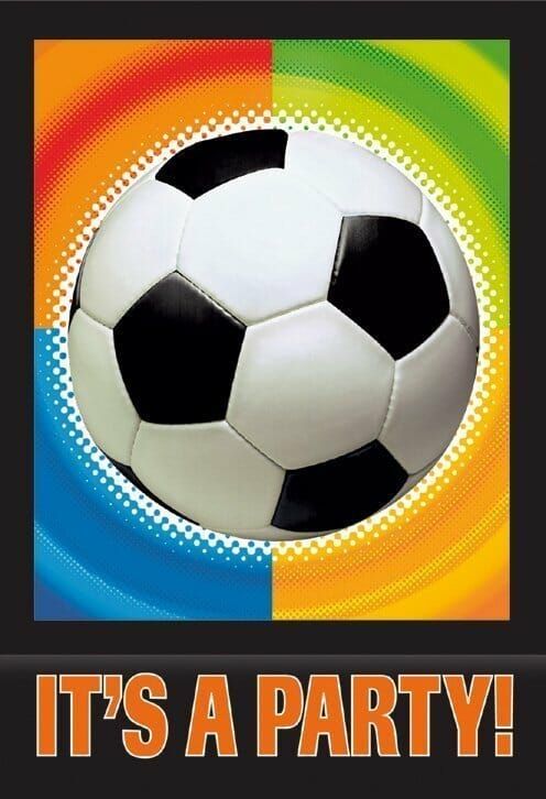 [497040] Championship Soccer Invitations - 8pk