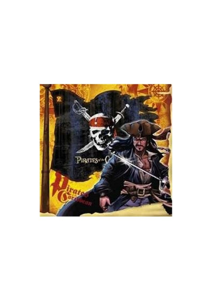 Pirates of the Caribbean Napkins 25cm x 25cm - 16pk