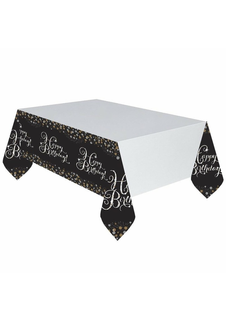 Sparkling Celebration Plastic Tablecover - 137cm x 259cm