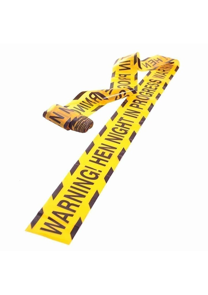 Warning Tape Hen Night