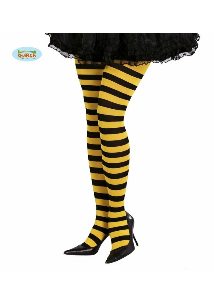 Pantyhose Striped Yellow & Black