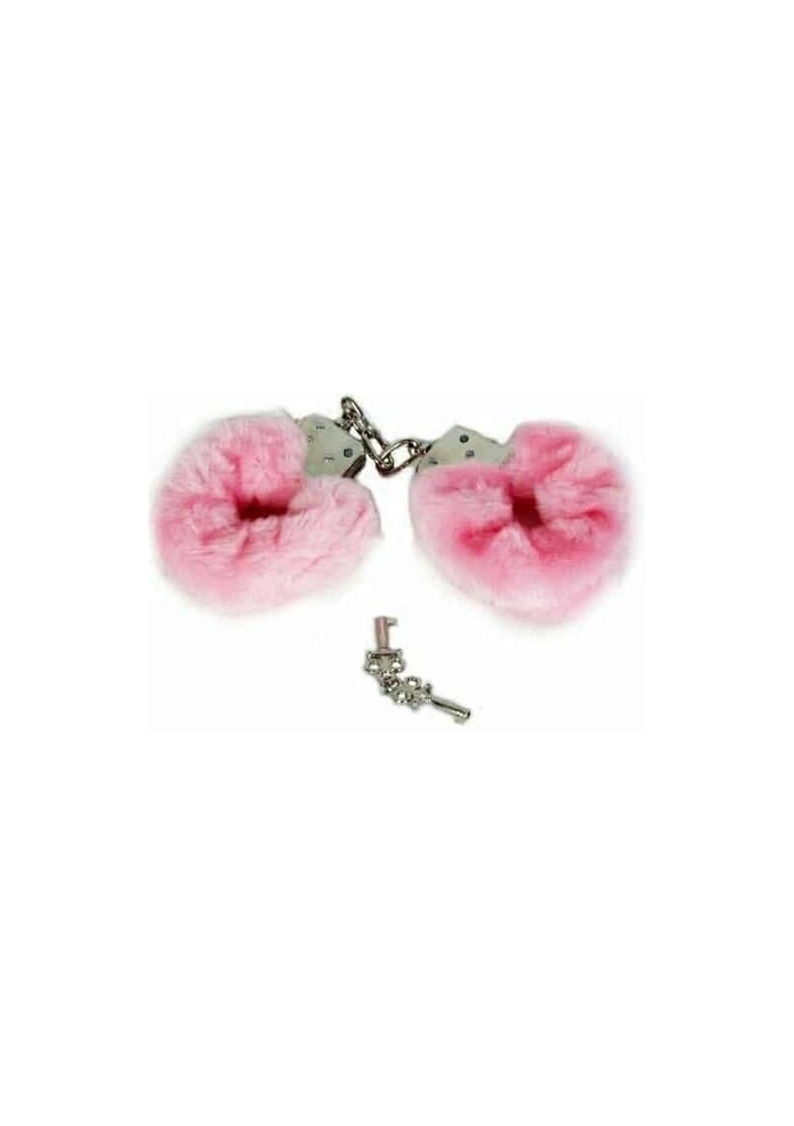 Handcuffs Furry Pink - Adult One Size