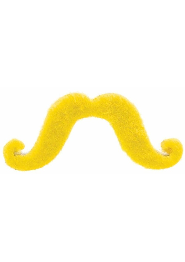 [390122-09] Yellow Moustache Self Adhesive
