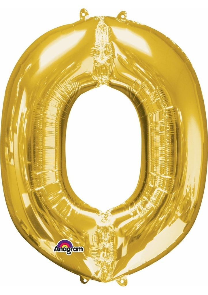 [3304101] Gold Letter " O " Foil Balloon 16''