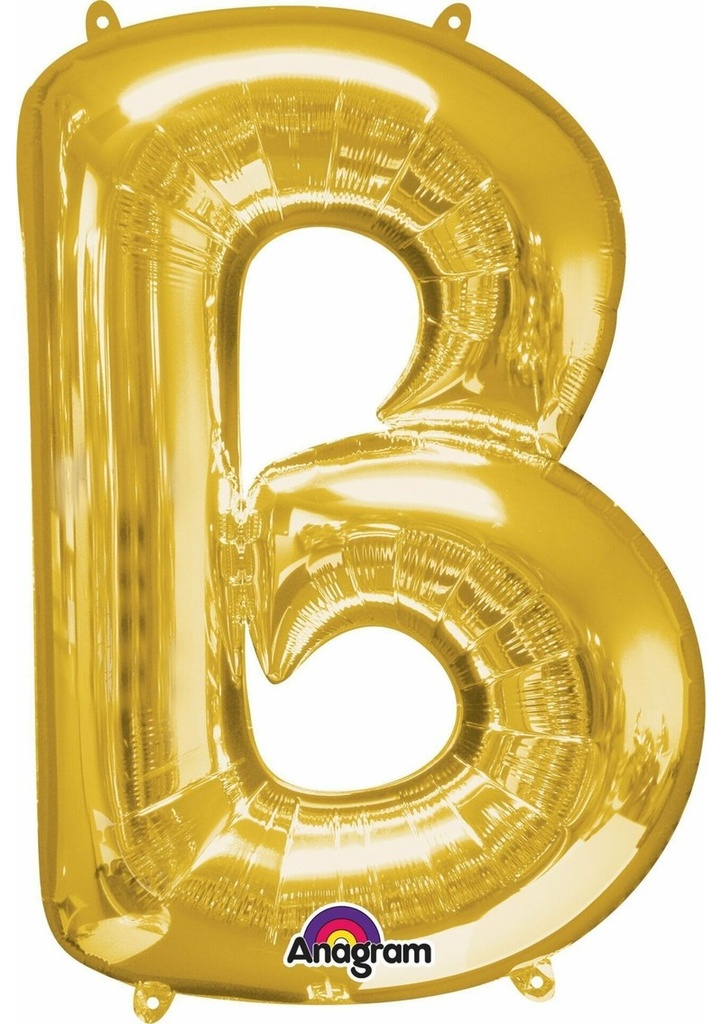 [3301401] Gold Letter " B " Foil Balloon 16''