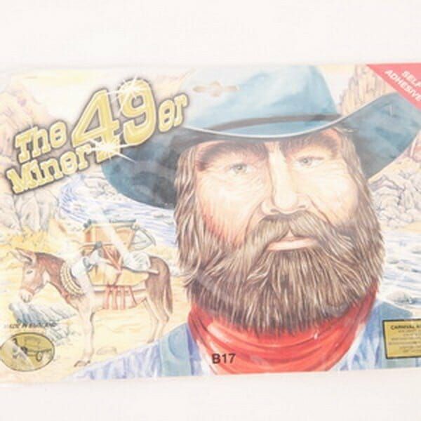 [201604-1] Beard White - Adult One Size
