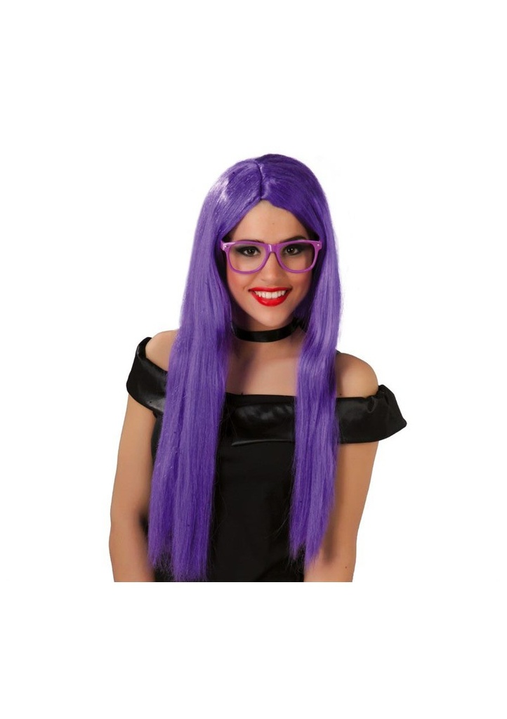 Purple Long Wig (Super Melena) - Adult One Size