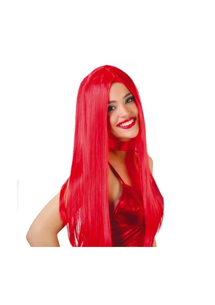 Red Long Wig (Super Melena) - Adult One size