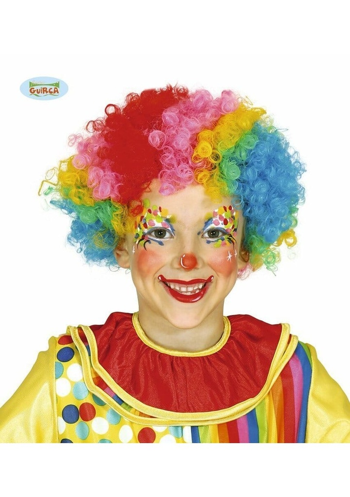 Rainbow Afro Wig (Rizos) - Child One Size