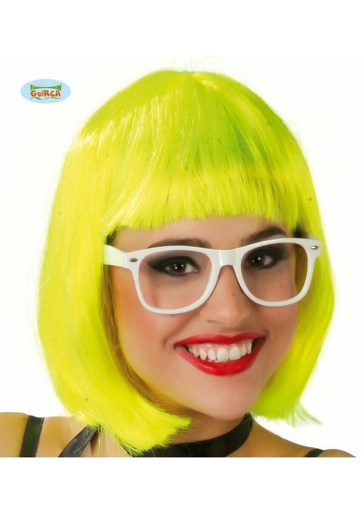[4941] Yellow Short Wig (Gogo) - Adult One Size