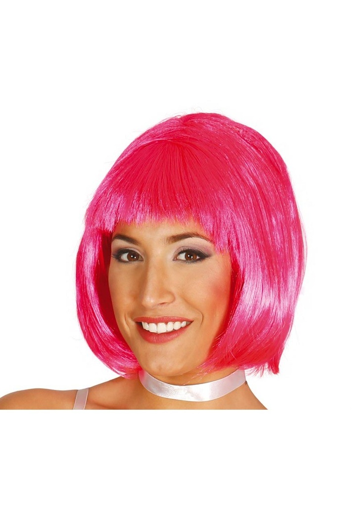 Pink Short Wig (Superstar) - Adult One Size