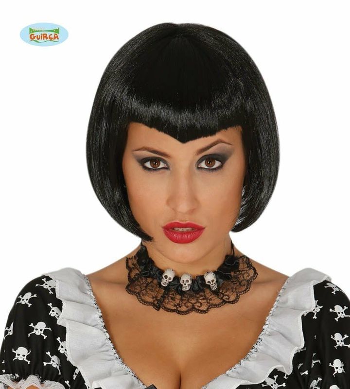 Black Witch Short Wig (Bruja) - Adult One Size