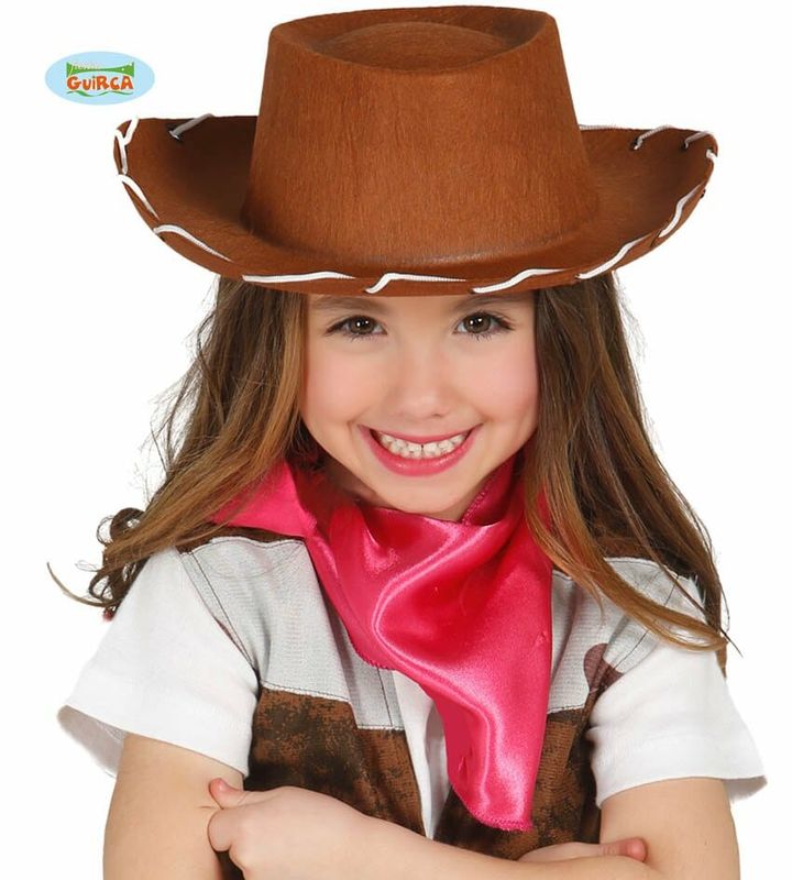 Cowboy with White String (Sombrero Vaquero) - Child One Size