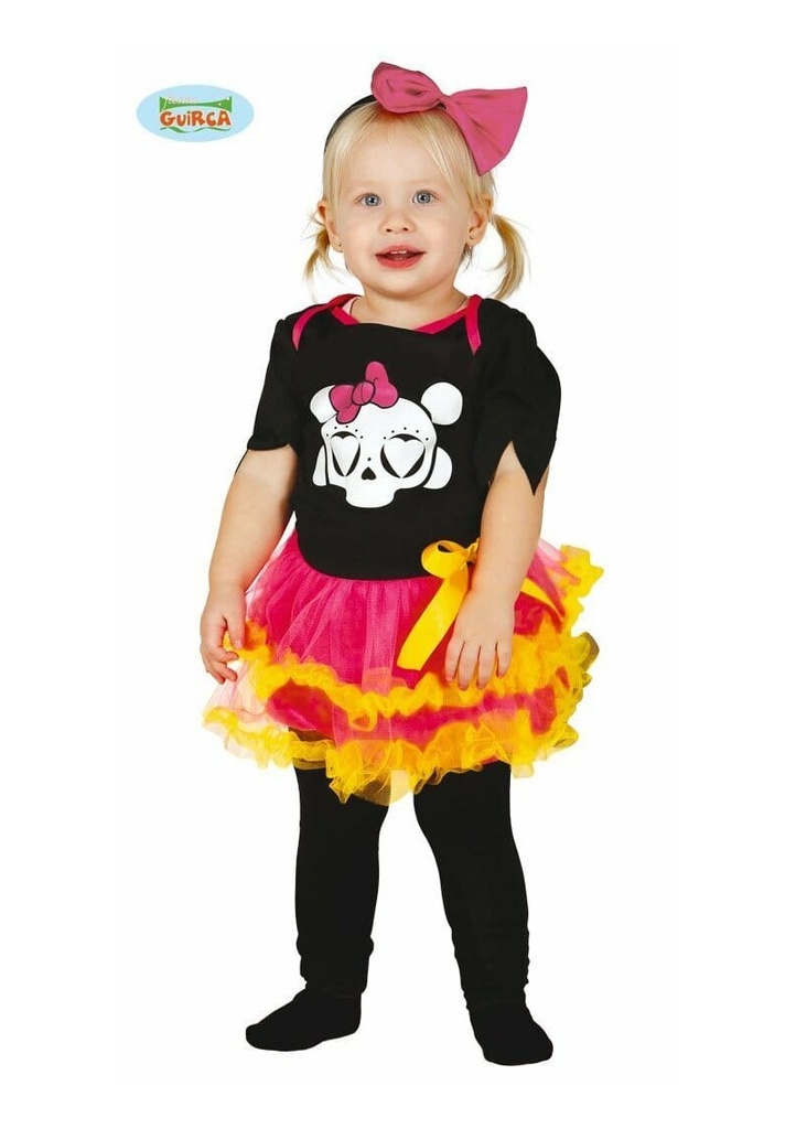 Skeleton Girl (Esqueleto Baby) - Age 6 to 12 Months