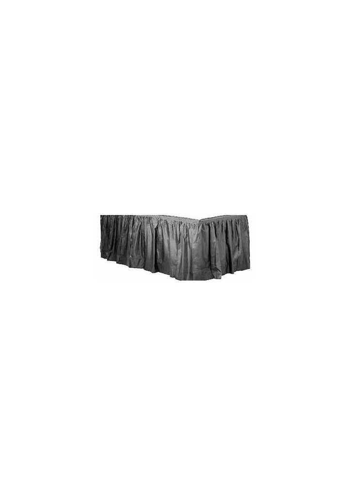 Silver - Plastic Table Skirt 426 x 73cm