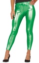Metallic Leggings Green – Adult One Size