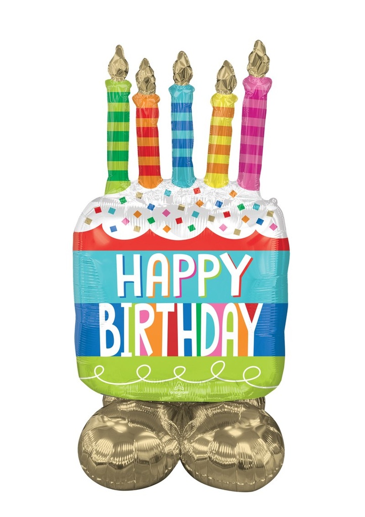 [4726811] Make A Wish Airloonz Foil Balloon - 68 x 124cm