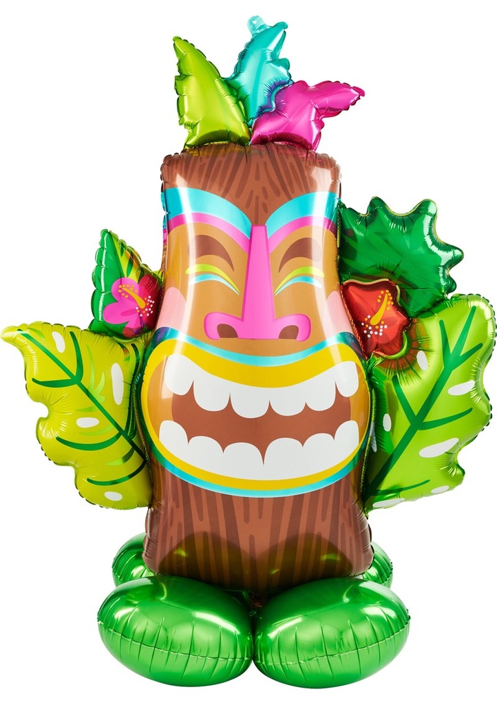 [4283011] Tiki Hawaiian Airloonz Foil Balloon - 101 x 114cm