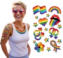 Pride Tattoo Sheet 14x30cm